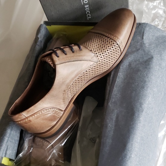 Bacco Bucci ITALY Handmade Dress Shoe Leather $275 - Picture 6 of 8